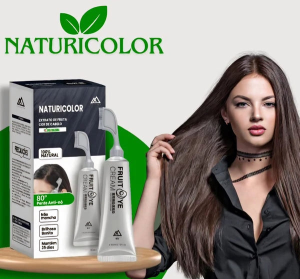 Tinta de cabelo vegetal NaturiColor - Tinta de cabelo sem amónia